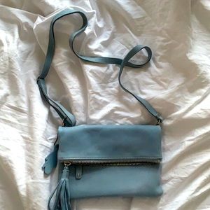Leather crossbody purse